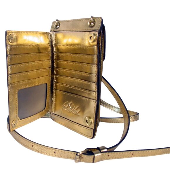 PATRICIA NASH Chiavella RFID Phone Leather Crossbody Organizer Wallet - $130 - Picture 6 of 9